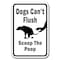 Signmission 18 in Height, 0.12 in Width, Aluminum, 12" x 18", A-1218 Pet-Animal - DogCaFlus A-1218 Pet-Animal - DogCaFlus - alternate 1